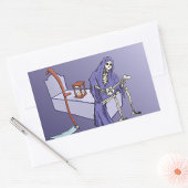 Sticker Rectangulaire Faucheuse