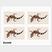 Sticker Rectangulaire Faune - Graphic GECKO - Conservation - (Feuille)