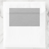 Sticker Rectangulaire Faux brossé métal avec Groove (Sac)