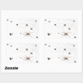 Sticker Rectangulaire Faux Bugs Sur L'Écran Ou La Porte De Fenêtre (Feuille)