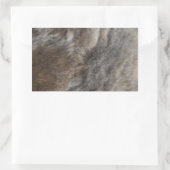 Sticker Rectangulaire Faux Chat Fur look (Sac)