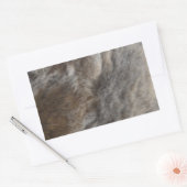 Sticker Rectangulaire Faux Chat Fur look (Enveloppe)