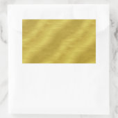 Sticker Rectangulaire Faux Gold Foil Texture Arrière - plan Sparkle Modè (Sac)