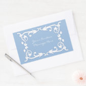 Sticker Rectangulaire Faux Jasperware (Enveloppe)