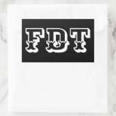 STICKER RECTANGULAIRE FDT (Sac)