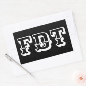 STICKER RECTANGULAIRE FDT (Enveloppe)
