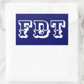STICKER RECTANGULAIRE FDT (Sac)