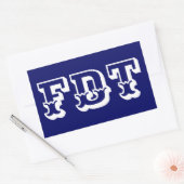 STICKER RECTANGULAIRE FDT (Enveloppe)