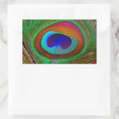 Sticker Rectangulaire Feather Vibrant Copper (Sac)