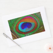 Sticker Rectangulaire Feather Vibrant Copper (Enveloppe)