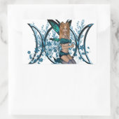 Sticker Rectangulaire Fée bleue (Sac)