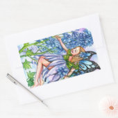 Sticker Rectangulaire Fée Delphinium (Enveloppe)
