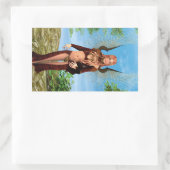 Sticker Rectangulaire Fée magique (Sac)