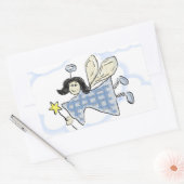 Sticker Rectangulaire Fée Whimsical (Enveloppe)