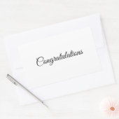 Sticker Rectangulaire Félicitations (Enveloppe)