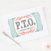 Sticker Rectangulaire Félicitations amusantes pour faire semblant d'être (Enveloppe)