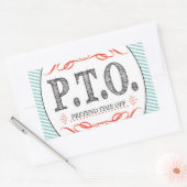 Sticker Rectangulaire Félicitations amusantes pour faire semblant d'être (Enveloppe)