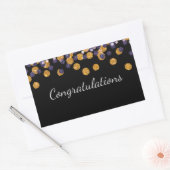 Sticker Rectangulaire Félicitations Sparkle (Enveloppe)