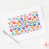 Sticker Rectangulaire Feliz cumpleaños, heureux anniversaire espagnol (Enveloppe)