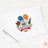 Sticker Rectangulaire feliz-dia-padre (Enveloppe)