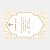 Sticker Rectangulaire ✝️ Femme du pasteur épouse apprécient Merci cadeau (Devant)