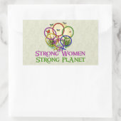 Sticker Rectangulaire Femmes (Sac)