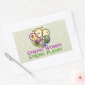 Sticker Rectangulaire Femmes (Enveloppe)
