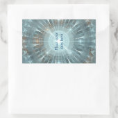 Sticker Rectangulaire Fenêtre de la cathédrale de Noël (Sac)