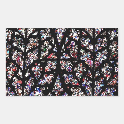 Sticker Rectangulaire Fenêtre en verre (Devant)