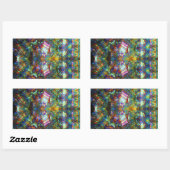 Sticker Rectangulaire Fenêtre en verre tendu (Feuille)