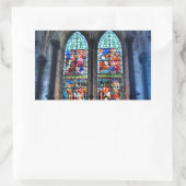 Sticker Rectangulaire Fenêtres en verre tendu, Cathédrale de Salisbury,  (Sac)
