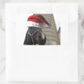 Sticker Rectangulaire Ferme de Noël (Sac)