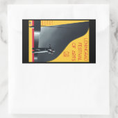 Sticker Rectangulaire Festival des Arts de Leningrad (Sac)