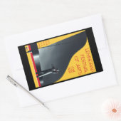 Sticker Rectangulaire Festival des Arts de Leningrad (Enveloppe)