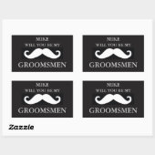 Sticker Rectangulaire Fête des grands (Feuille)