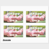 Sticker Rectangulaire Fête des mères (Feuille)