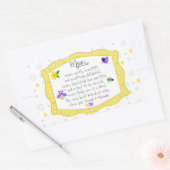 Sticker Rectangulaire Fête des mères 2017 (Enveloppe)