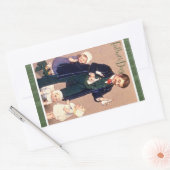Sticker Rectangulaire Fête des pères vintage (Enveloppe)