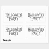 Sticker Rectangulaire Fête d'Halloween (Feuille)