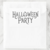 Sticker Rectangulaire Fête d'Halloween (Sac)