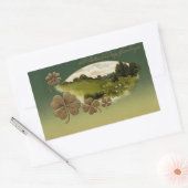 Sticker Rectangulaire Fête vintage de la St Patrick (Enveloppe)