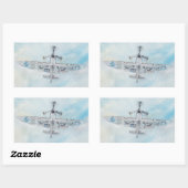 Sticker Rectangulaire FEU D'ESPRIT. 'As Of Spades'. 2014. (Feuille)