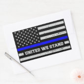 Sticker Rectangulaire Feuille d'autocollant Blue Lives Matt (Enveloppe)