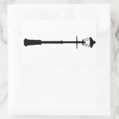 Sticker Rectangulaire Feuille d'autocollant de poste de lampe (Sac)