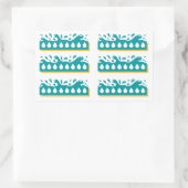 Sticker Rectangulaire Feuille d'autocollants du journal d'admission d'ea (Sac)