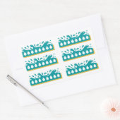 Sticker Rectangulaire Feuille d'autocollants du journal d'admission d'ea (Enveloppe)