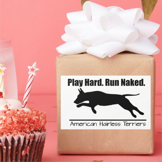 Sticker Rectangulaire Feuille d'autocollants Jouez dur AHT (Fête)