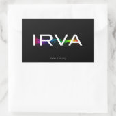 Sticker Rectangulaire Feuille de quatre (Sac)