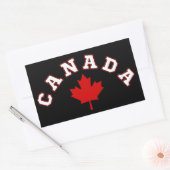 Sticker Rectangulaire Feuille d'érable du Canada (Enveloppe)