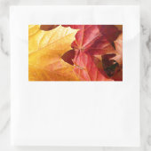 Sticker Rectangulaire Feuilles d'automne - Etonnant! (Sac)